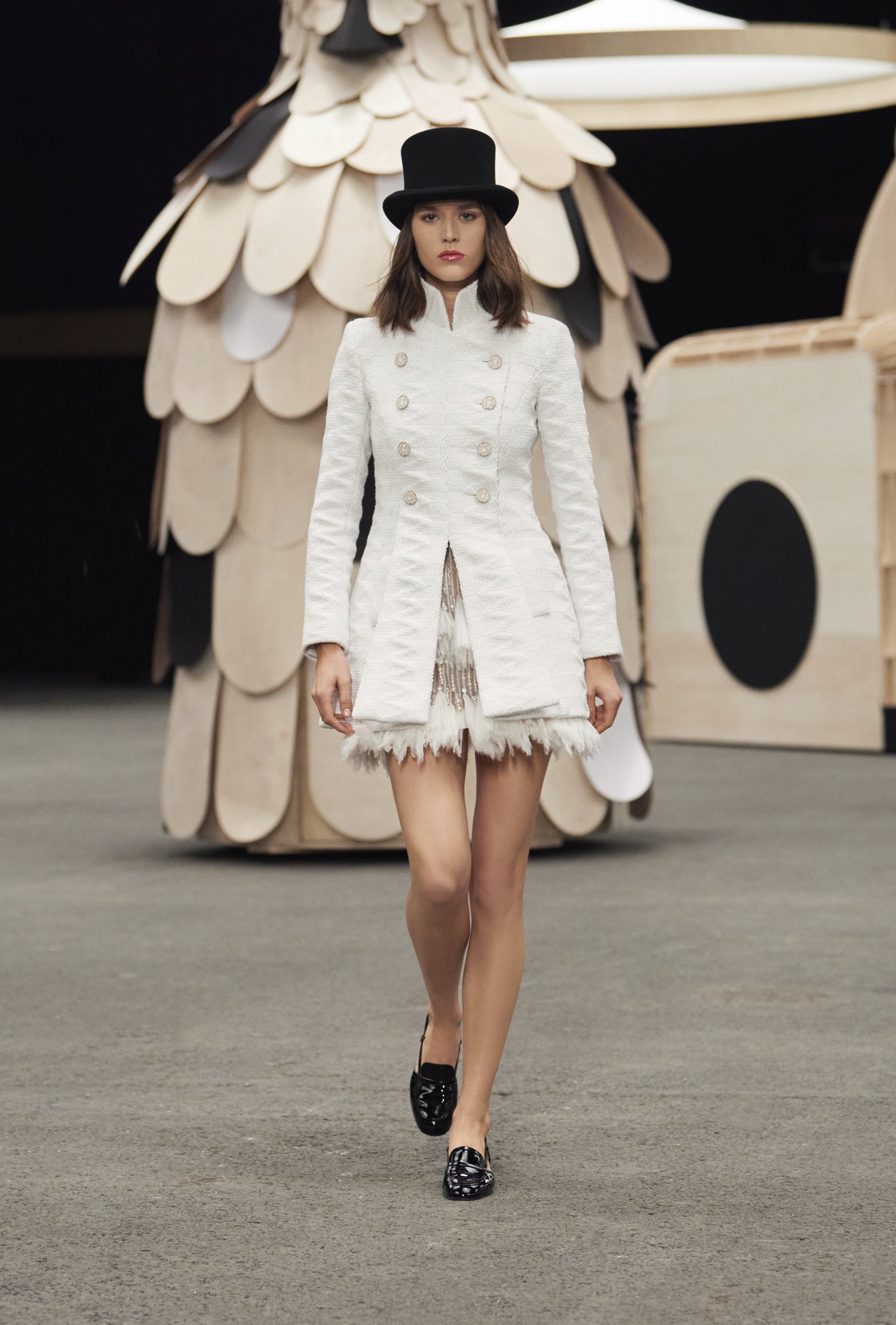 Chanel Does Mini Skirts the Haute Couture Way for Spring 2023