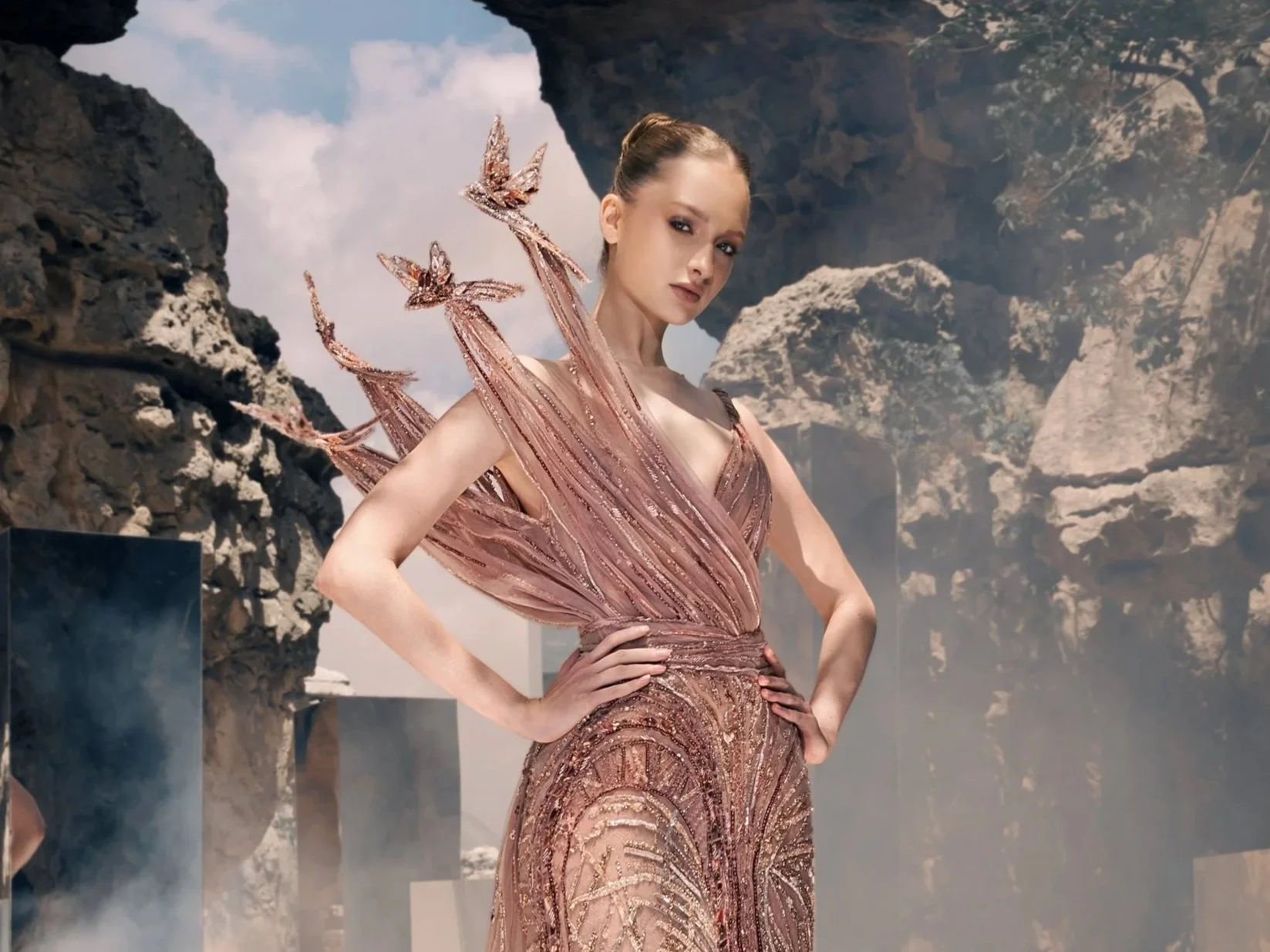 Ziad Nakad Takes Flight for FW27 Couture