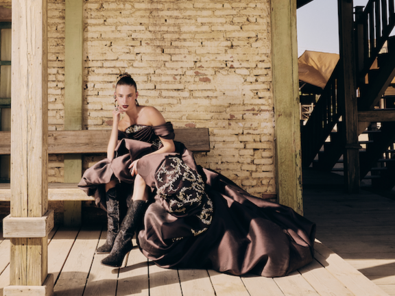 Rami Kadi Draws on the American West for FW27 Couture