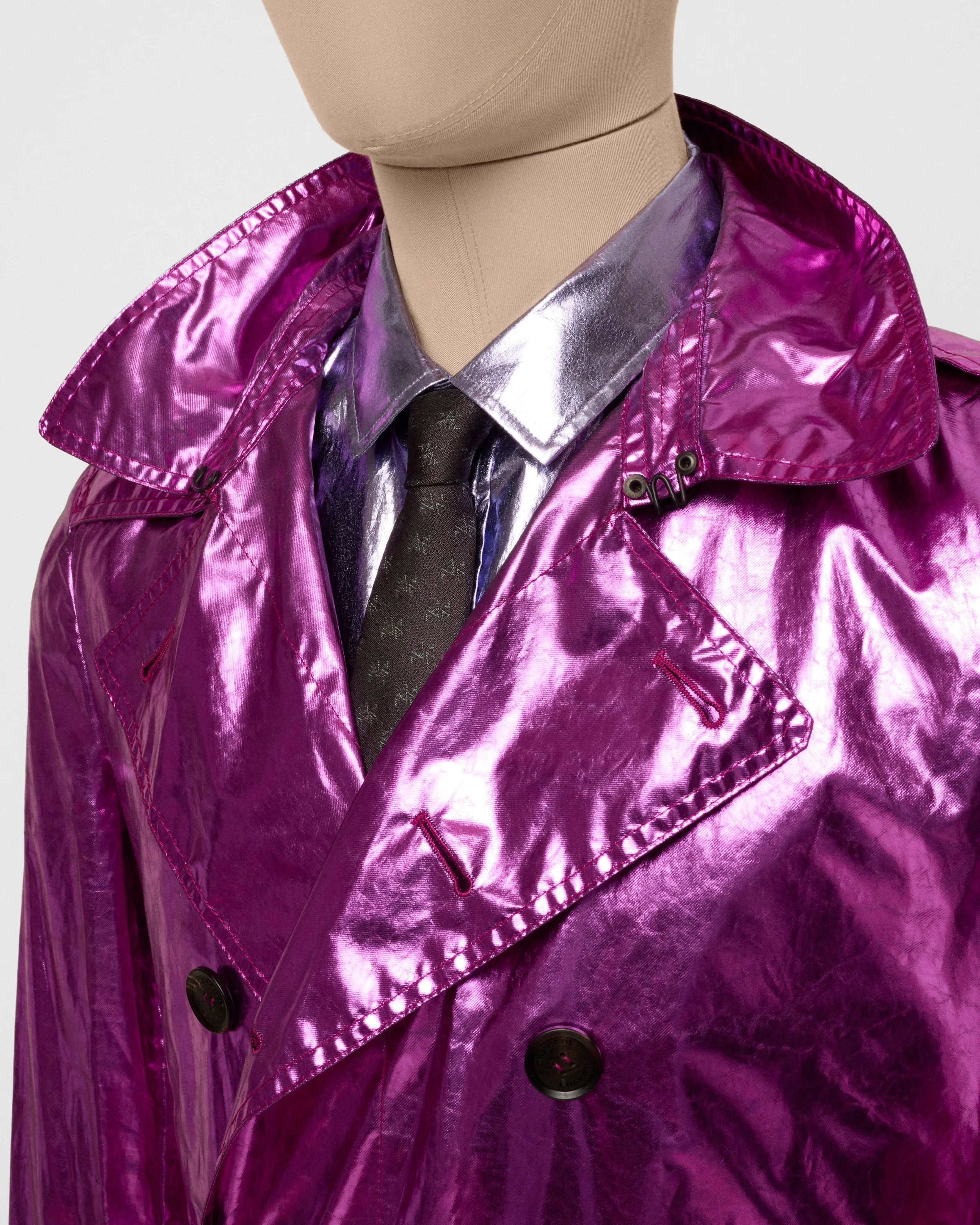 Men’s pink metallic silk trench coat_ Spring_Summer 2013.jpg