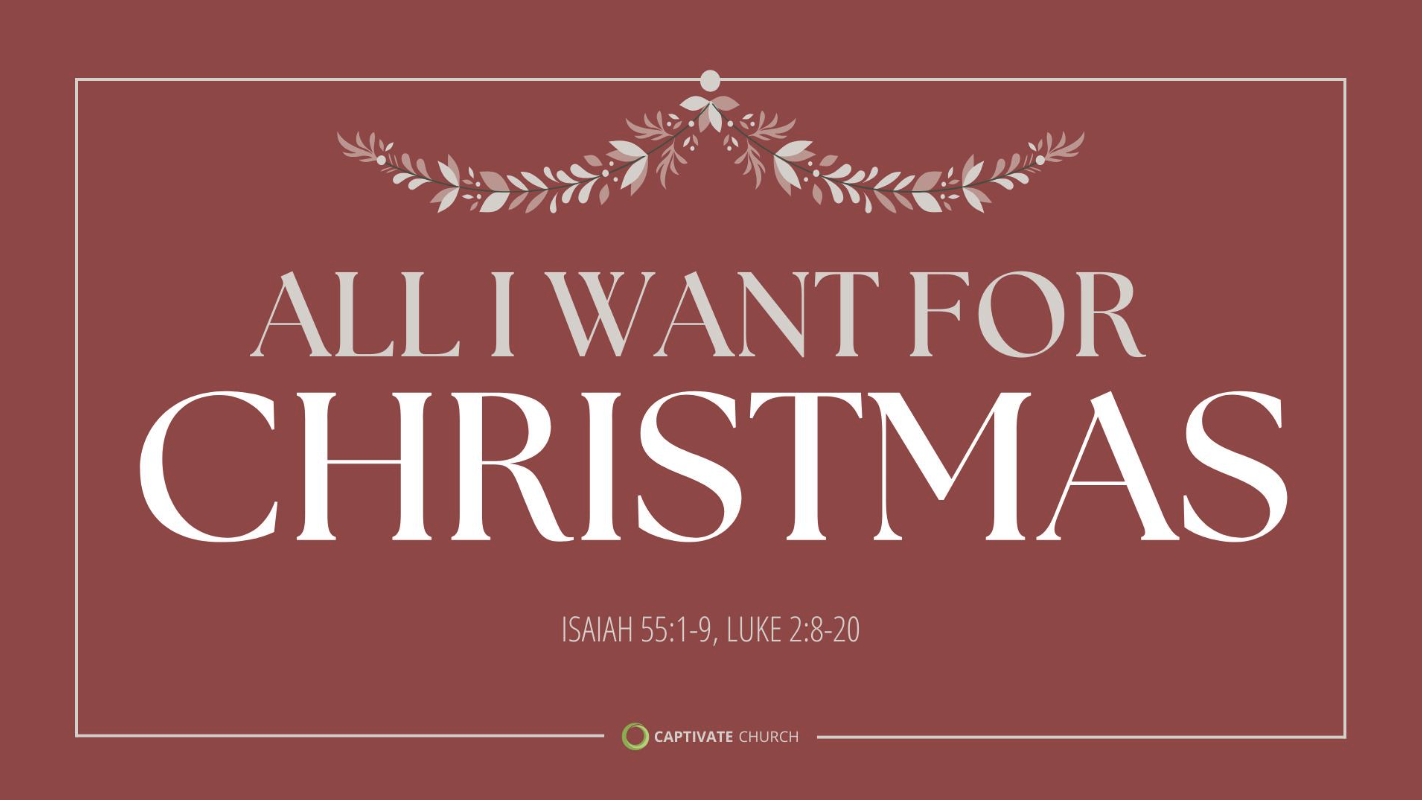 All I want for Christmas