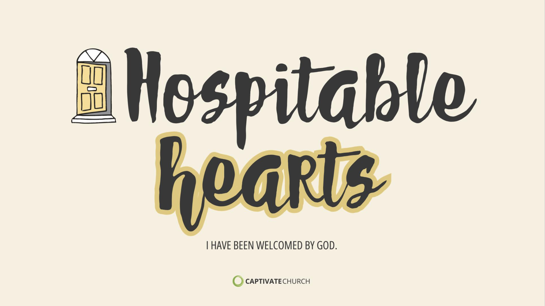 1. Hospitable Hearts