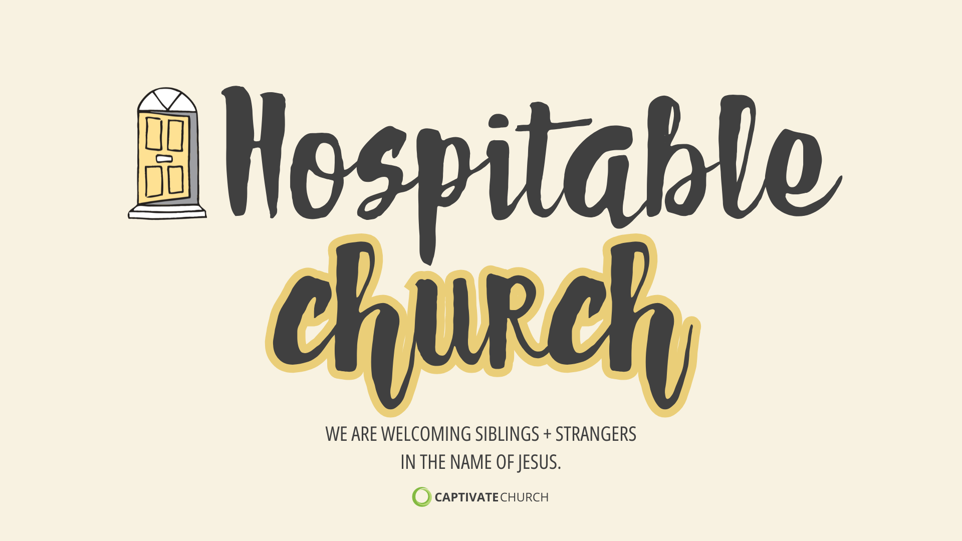 2. Hospitable Church