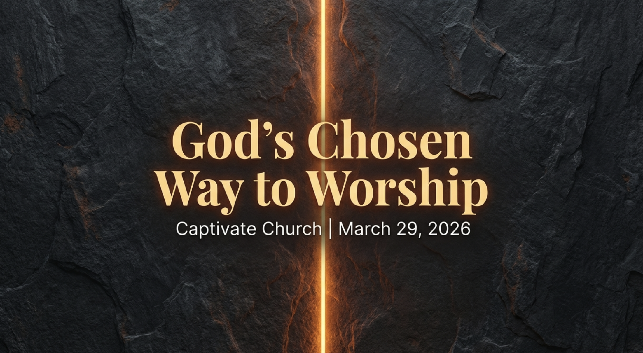 8. God’s Chosen Way to Worship