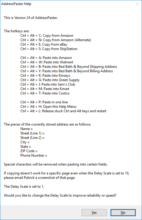 Address Paster