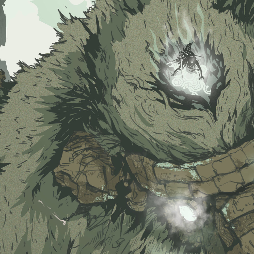 Naughty Dog Artist Draws Shadow of the Colossus Artwork