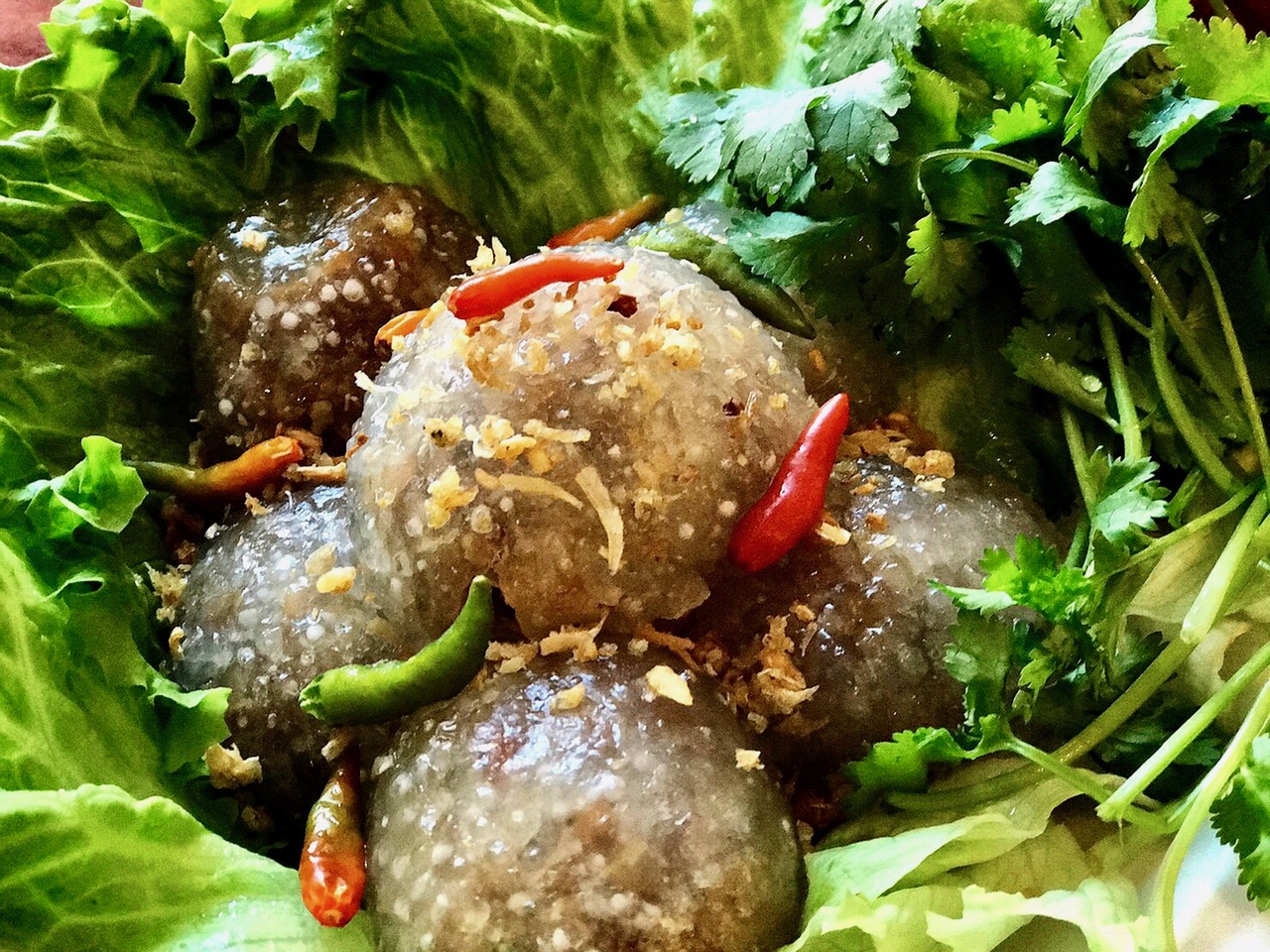 Pork Stuffed Tapioca Balls
