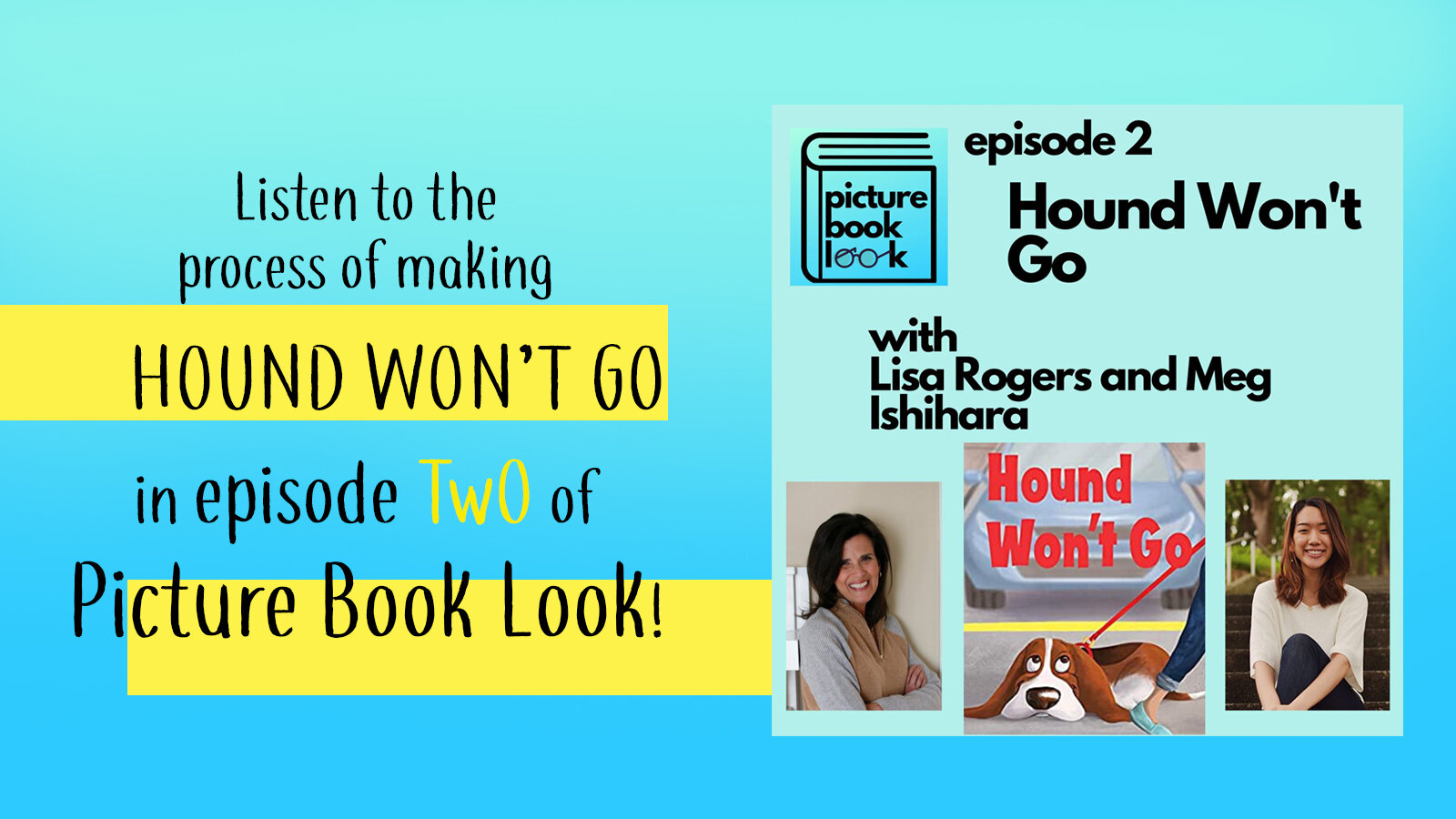Lisa and I were invited to talk about Hound Won't Go on Kirstin Call &amp; Kim Chaffee's new podcast - have a listen!