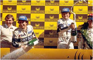 South African GP podium