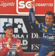 Senna applauds Patrese