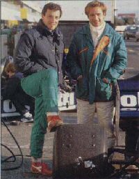 Riccardo with new team-mate Elio De Angelis