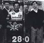 Williams test at Silverstone