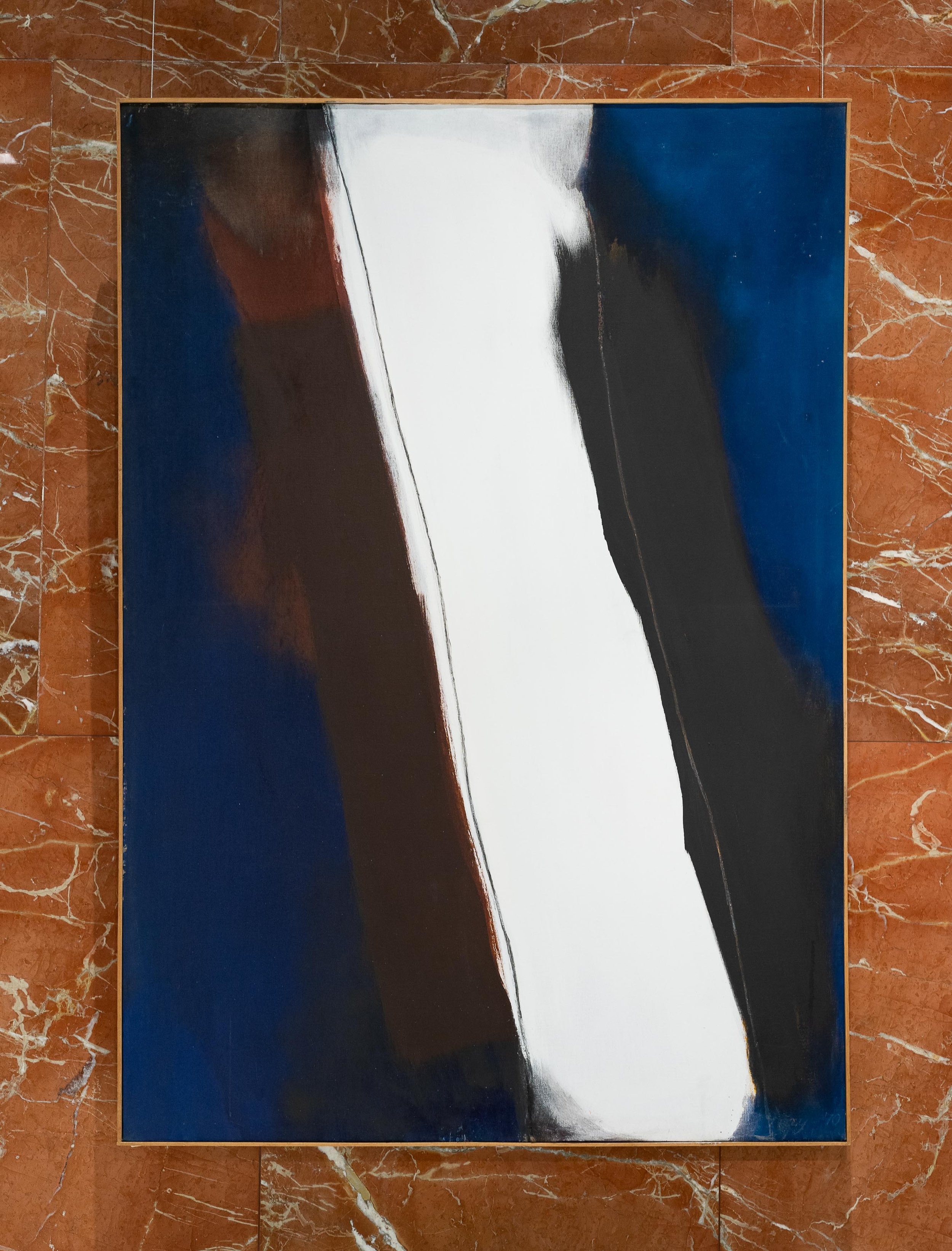  Cleve Gray,  Hina II,  1971, acrylic on canvas, 68h x 47.50w in 