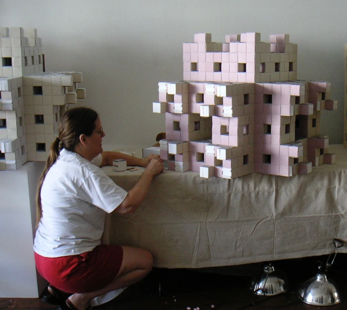 Art - Business Card Menger Sponge — Margaret Wertheim