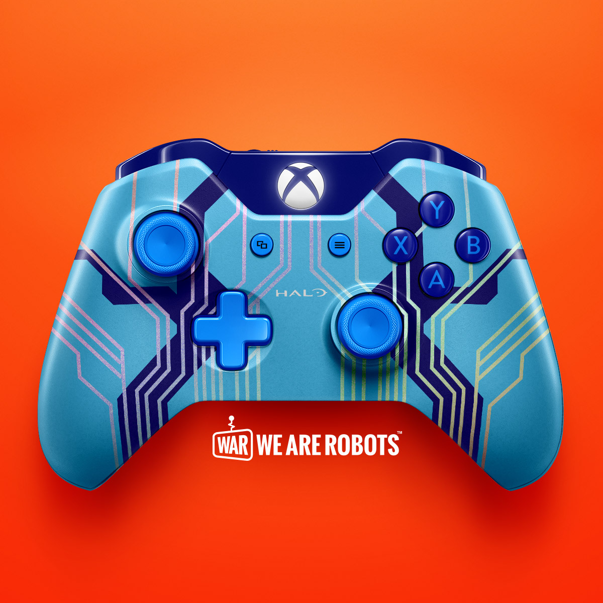 WAR Customs - Halo Cortana Controller