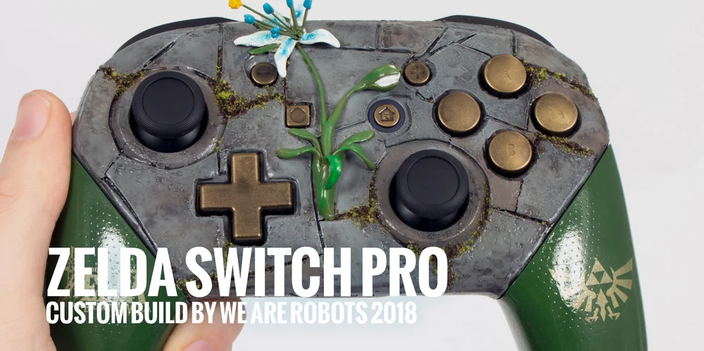 Zelda Switch Pro Custom Controller We Are Robots