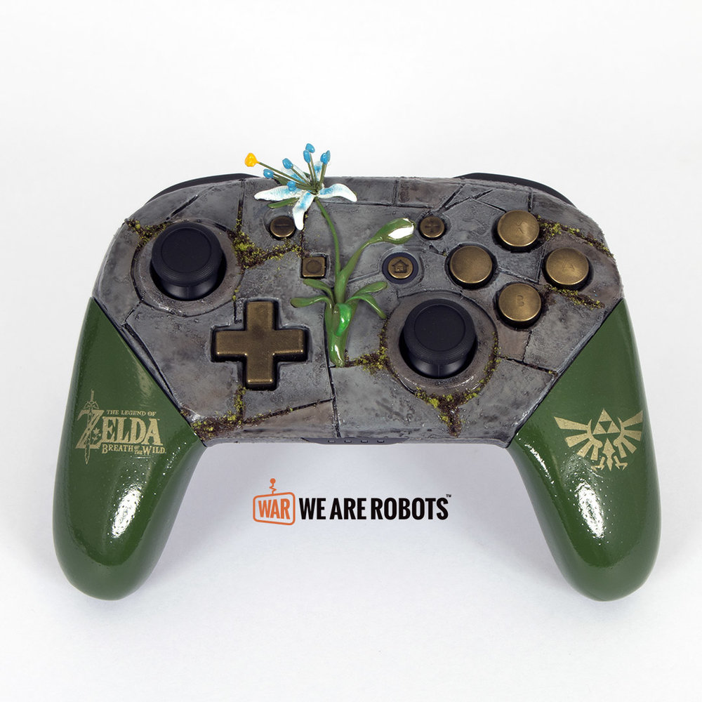 Zelda - Breath of the Wild - Custom Switch Pro Controller - We Are Robots