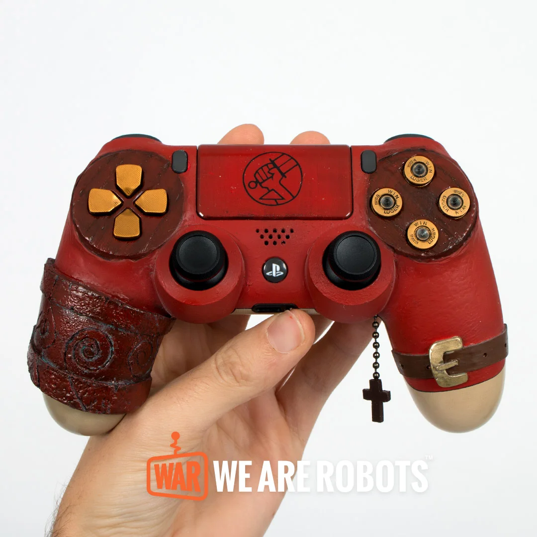 Hellboy - Custom PS4 controller - We Are Robots