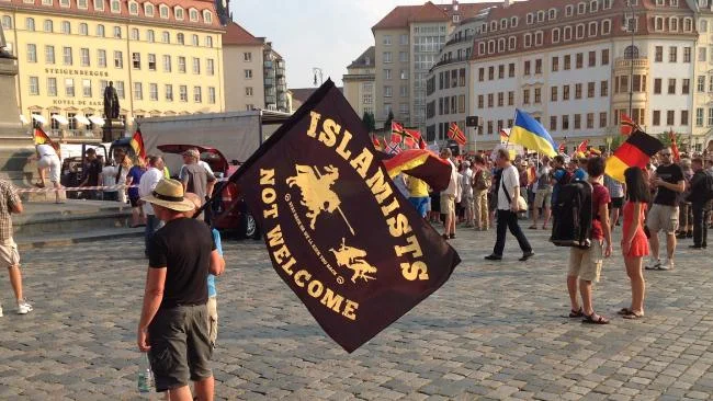 On a march with Pegida