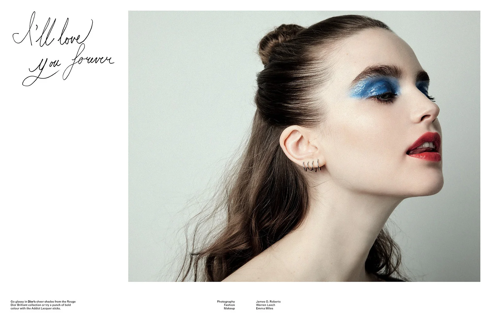 Dior makeup for Wonderland Magazine