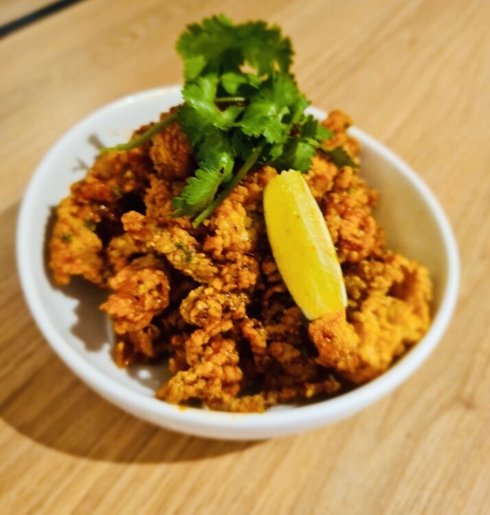 crispy fried Thai squid with sweet and spicy sauce
