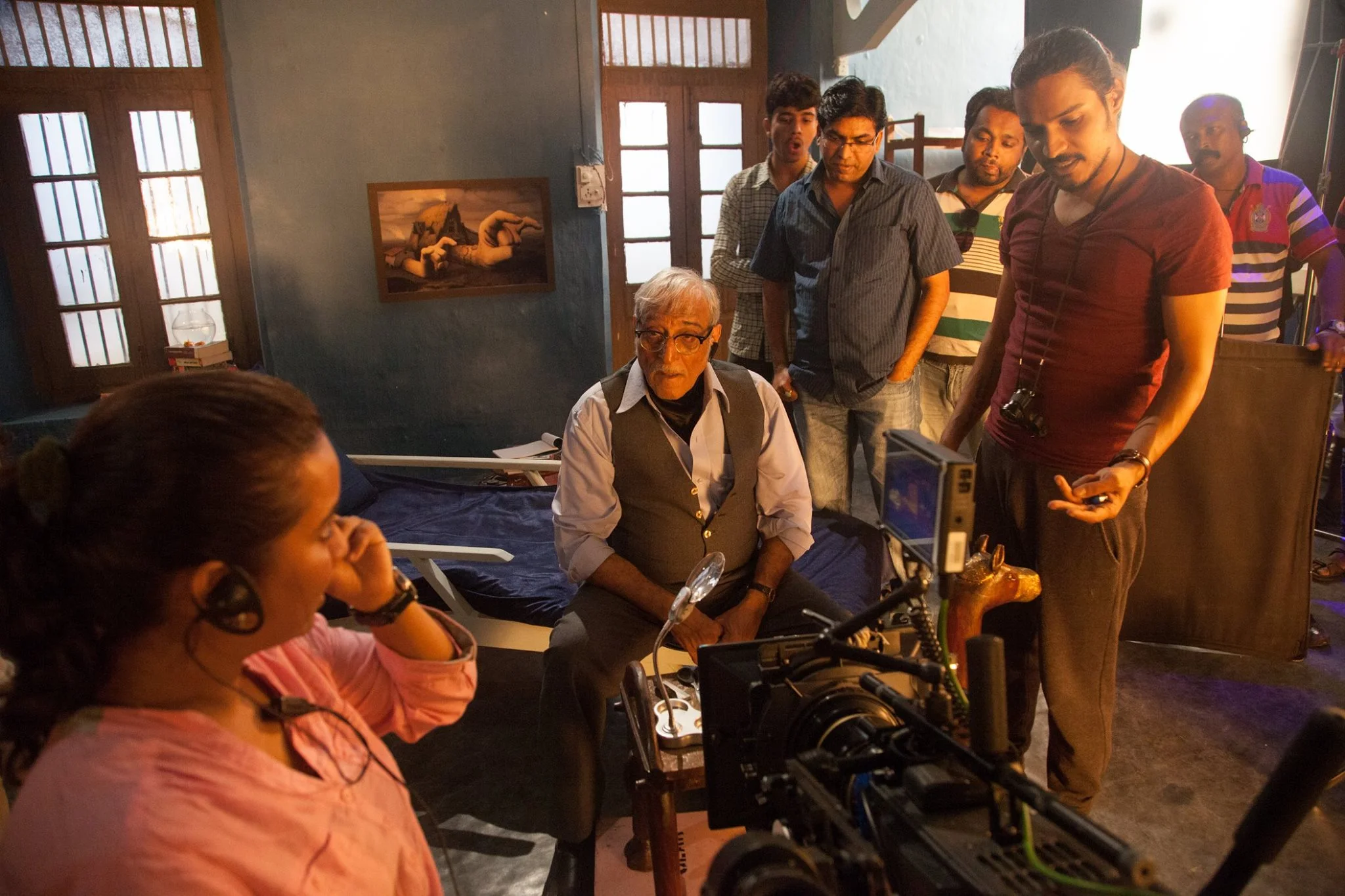 Shooting Phuntroo with director Sujay Dahake and exemplary actor Mr. Mohan Agashe
