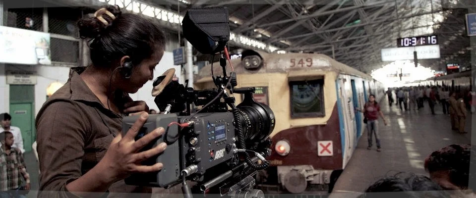 Shooting train sequence for Gour Hari Dastaan, directed by Ananth Mahadevan