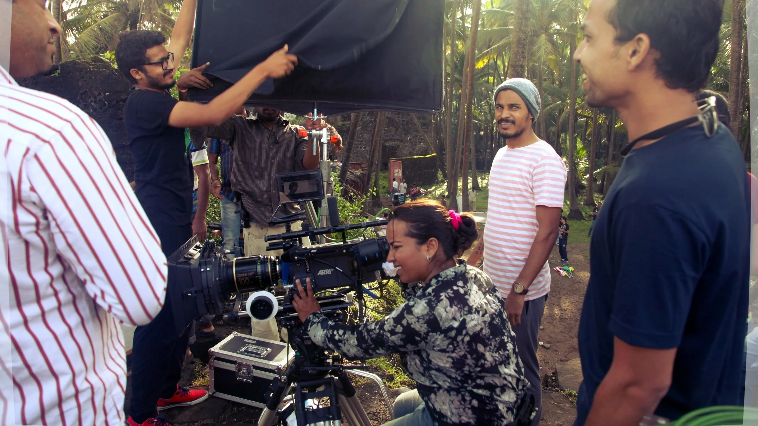 On sets of Phuntroo with director Sujay Dahake 