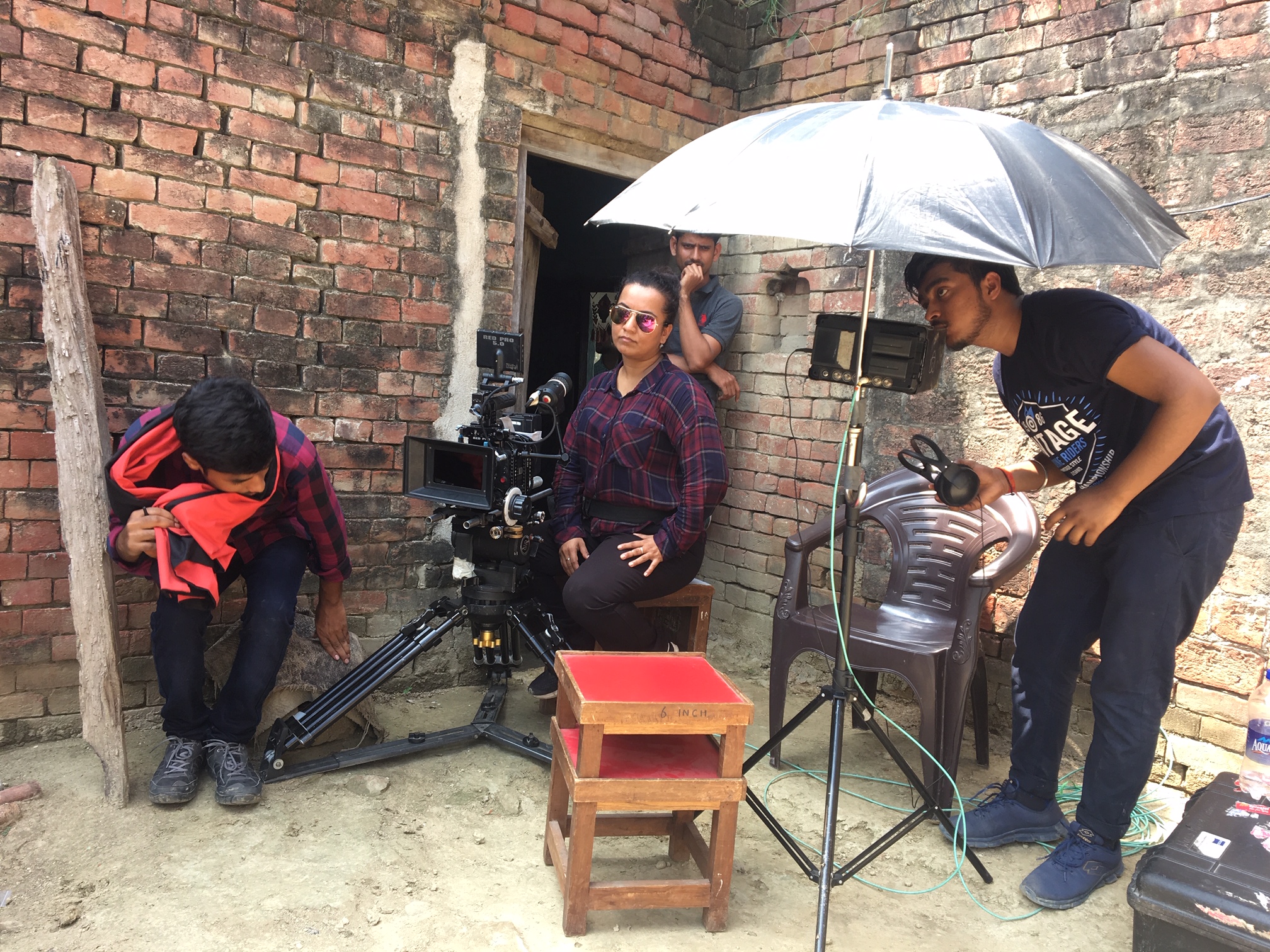 Shooting for 'Kalavati' - documentary short