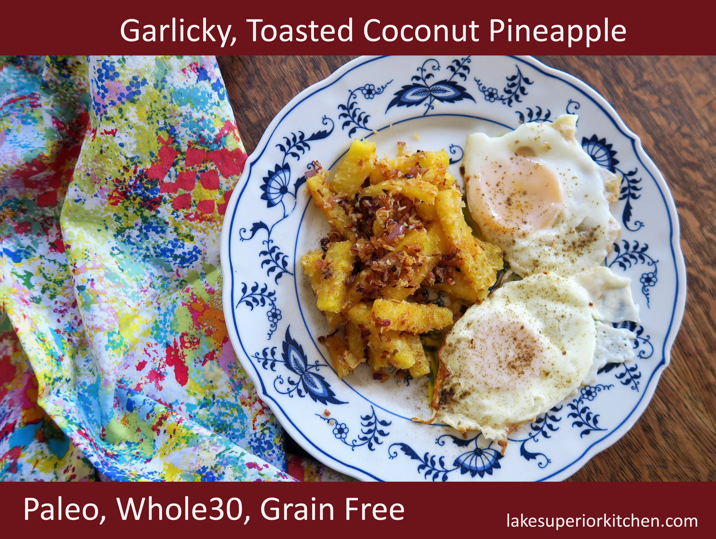 Galicky Coconut Crusted Pineapple