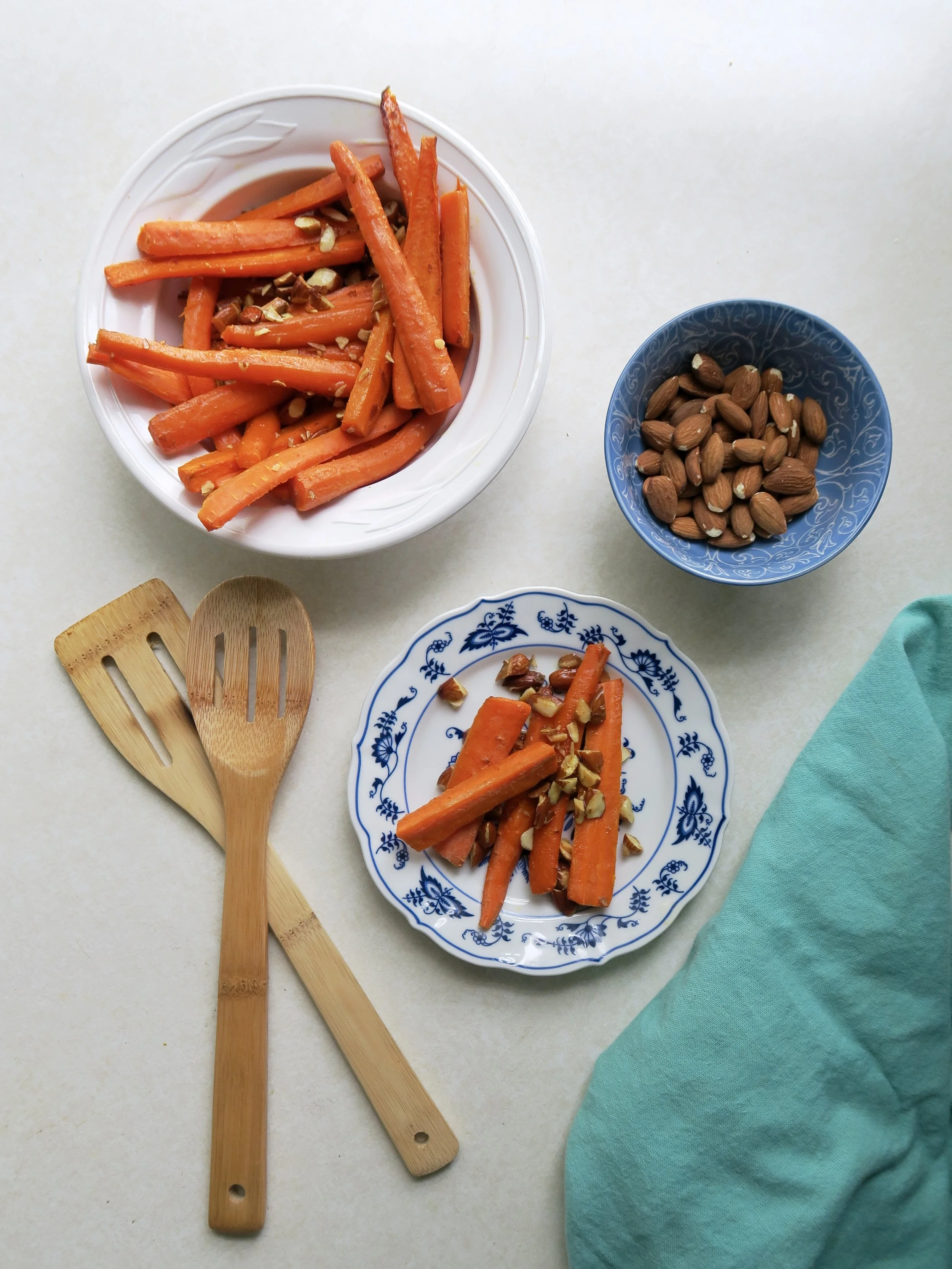 Savory Almond Carrots