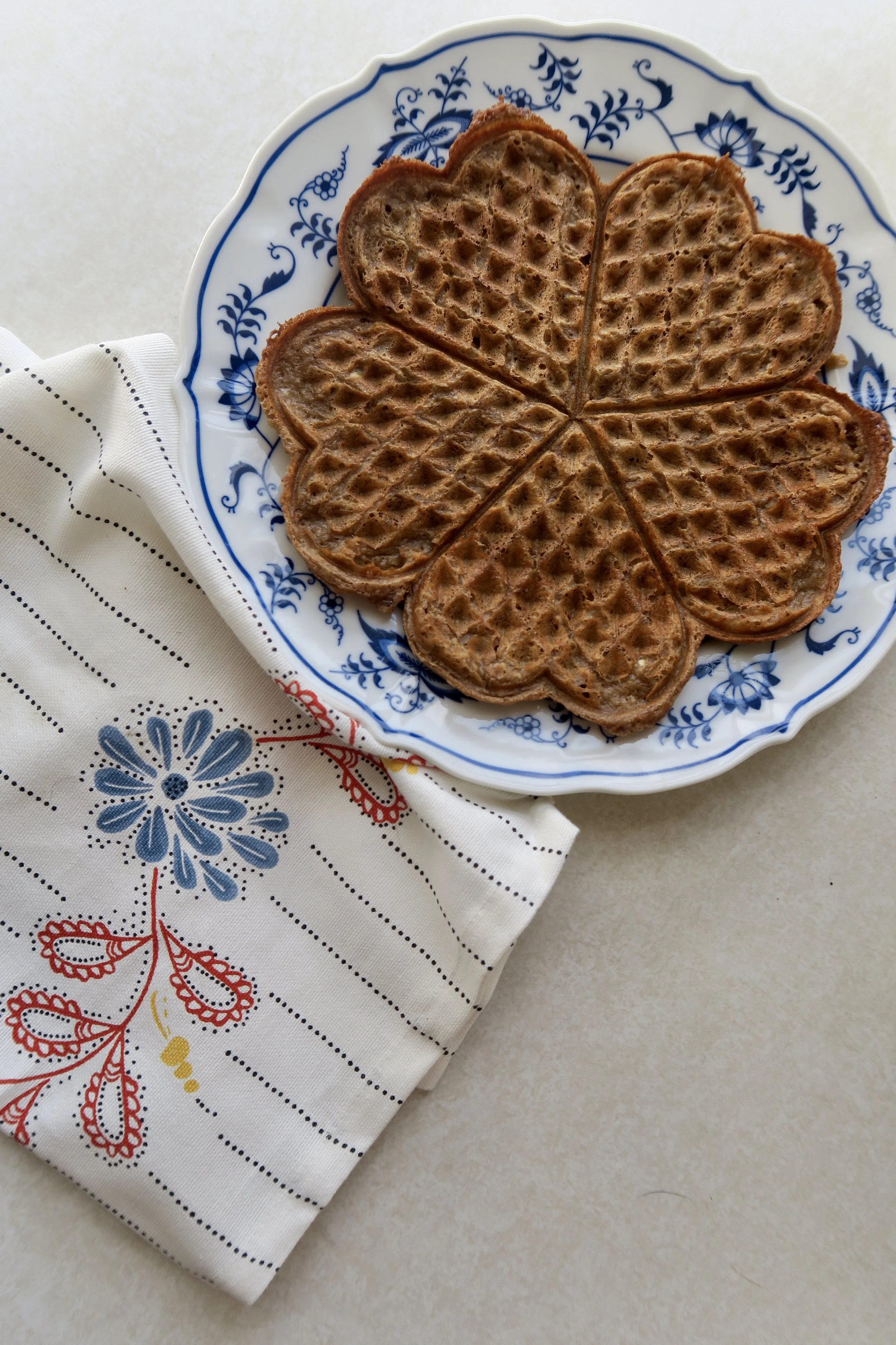 Avocado Cocoa Waffles