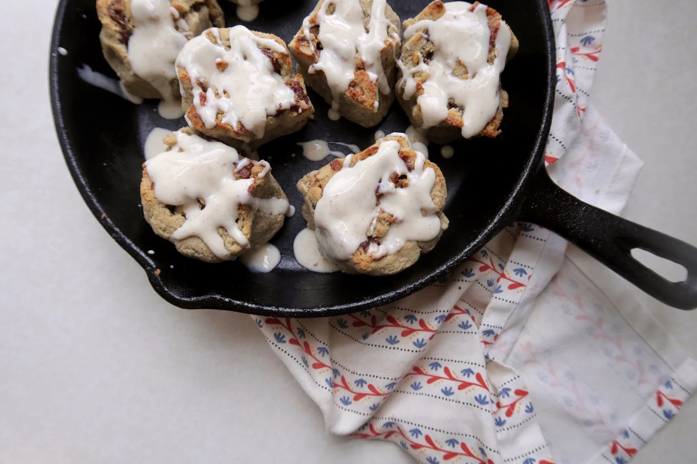 Banana Nut Cinnamon Rolls