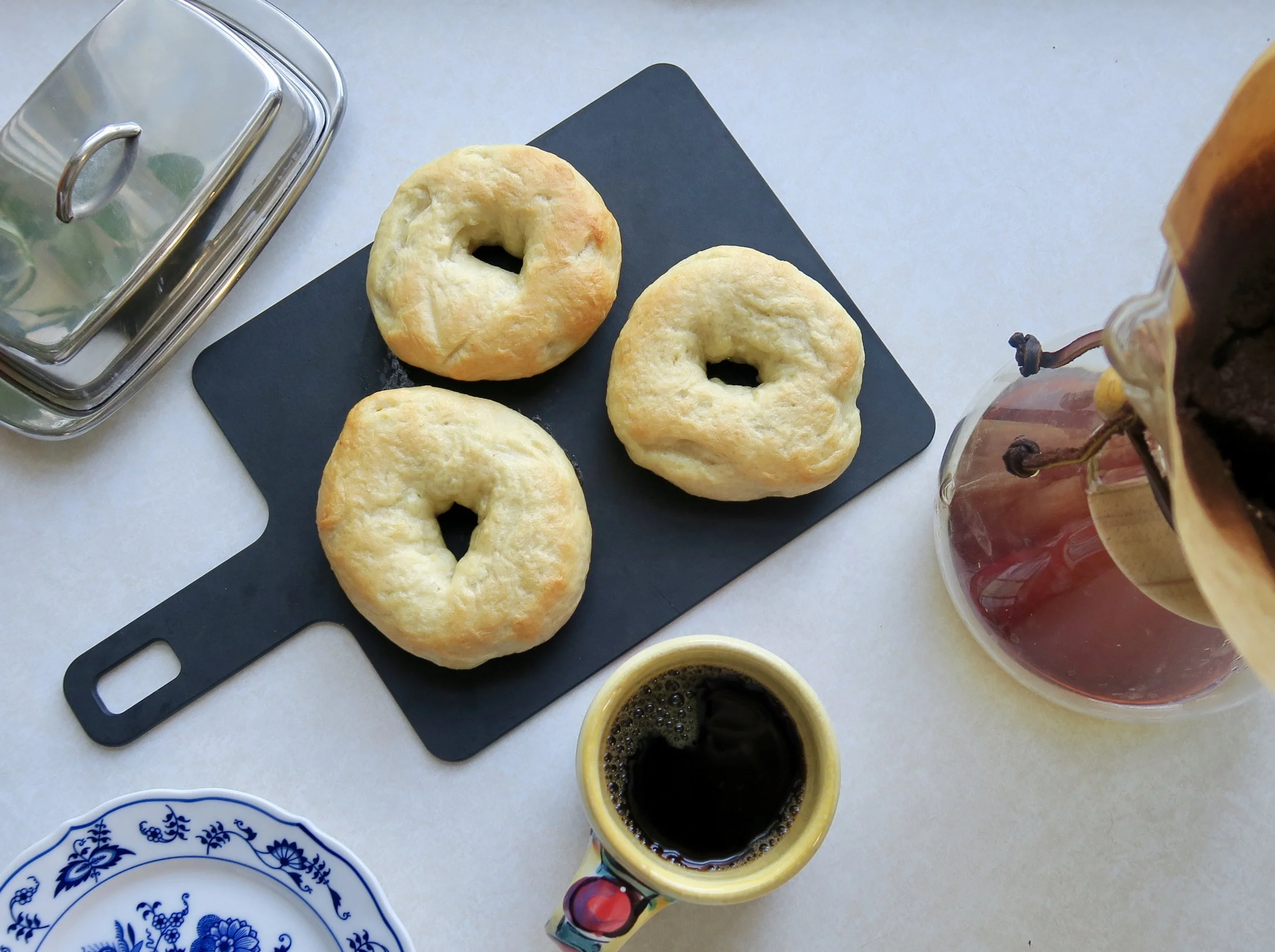 Spelt & Honey Bagels