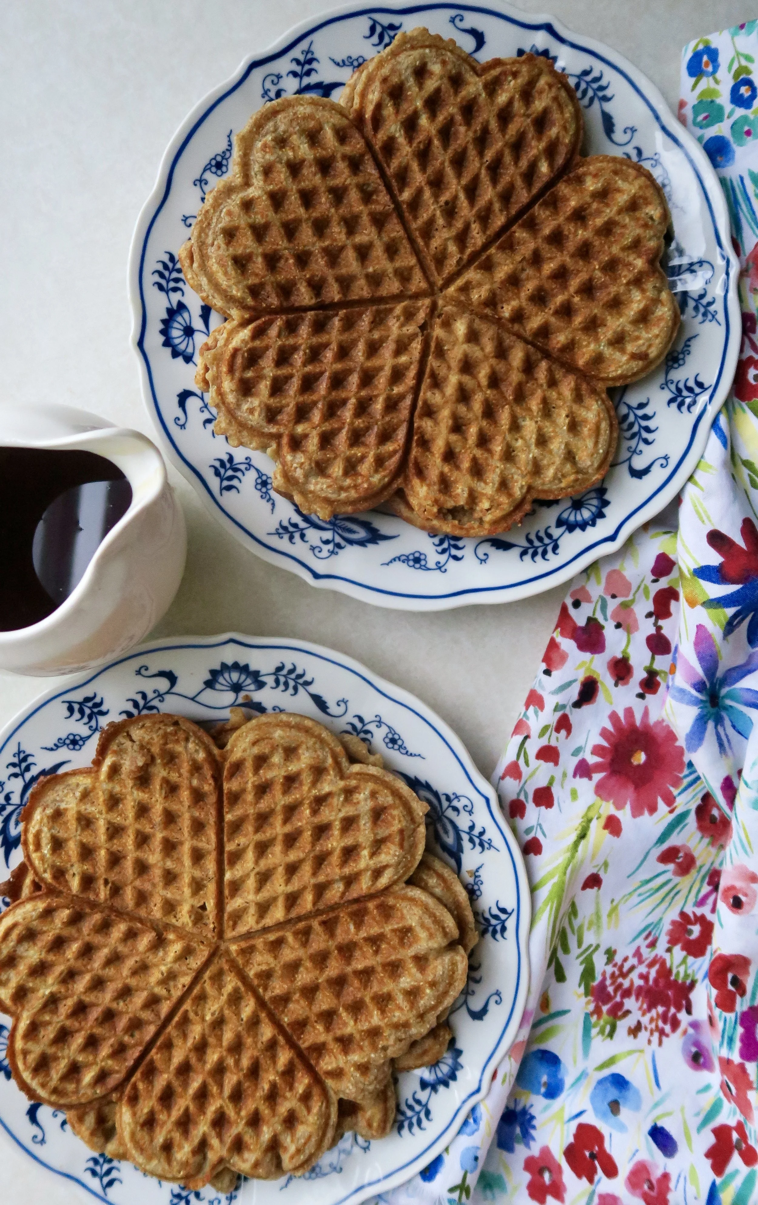 Fresh Whole Wheat Waffles