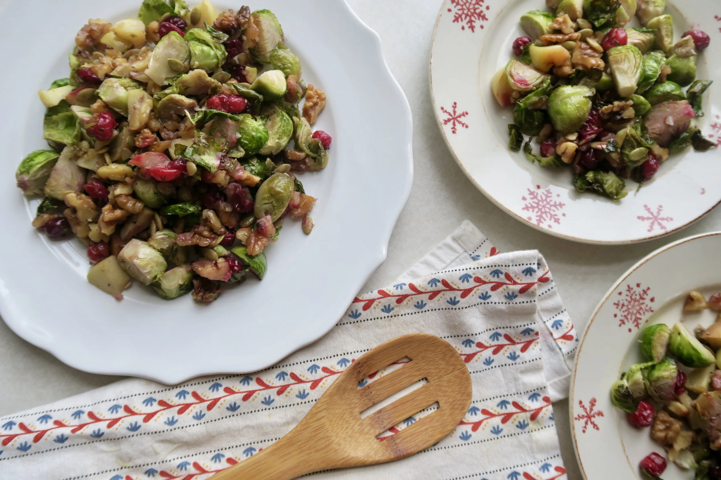 Roasted Cranberry Brussel Sprouts
