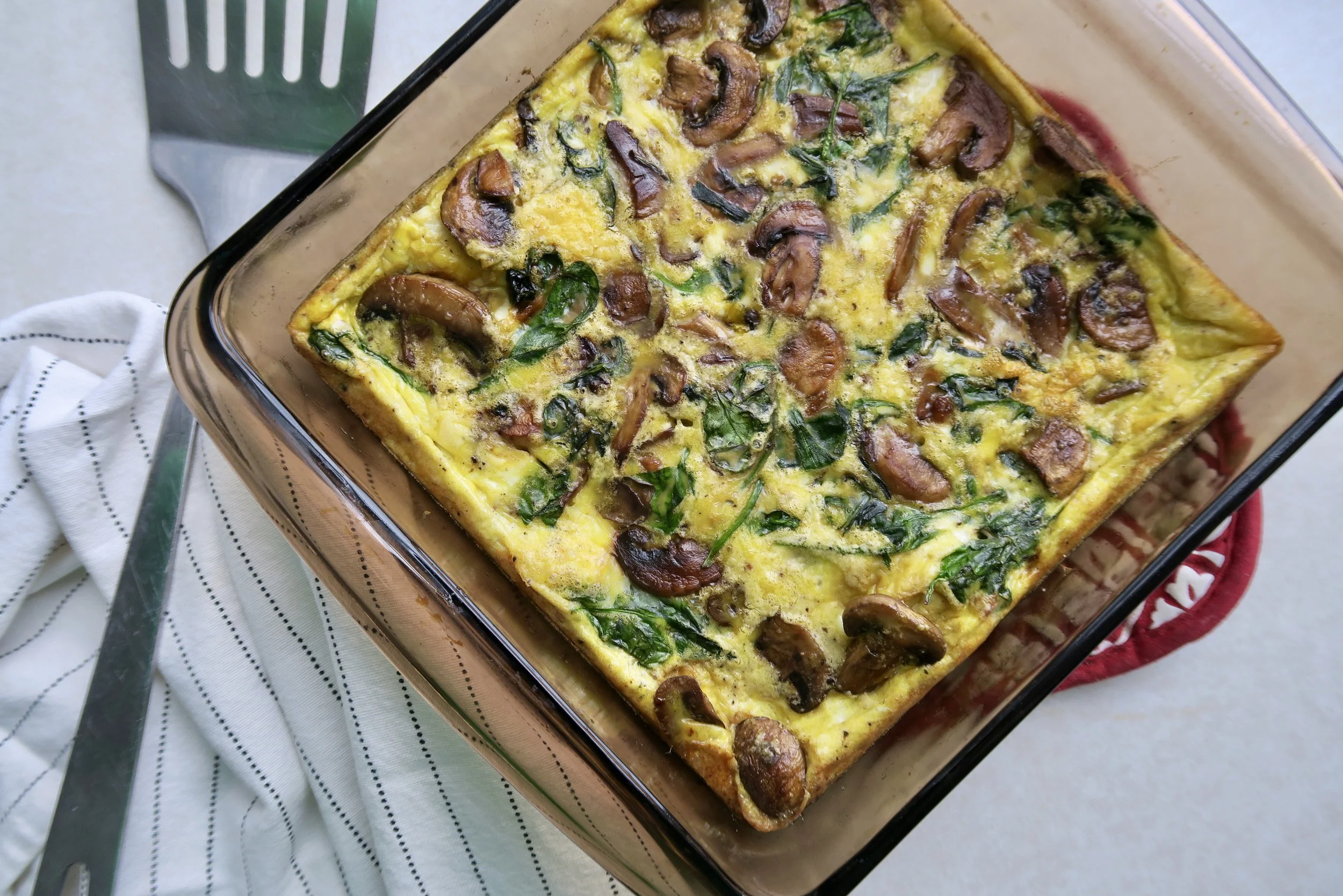 Spinach & Mushroom Frittata