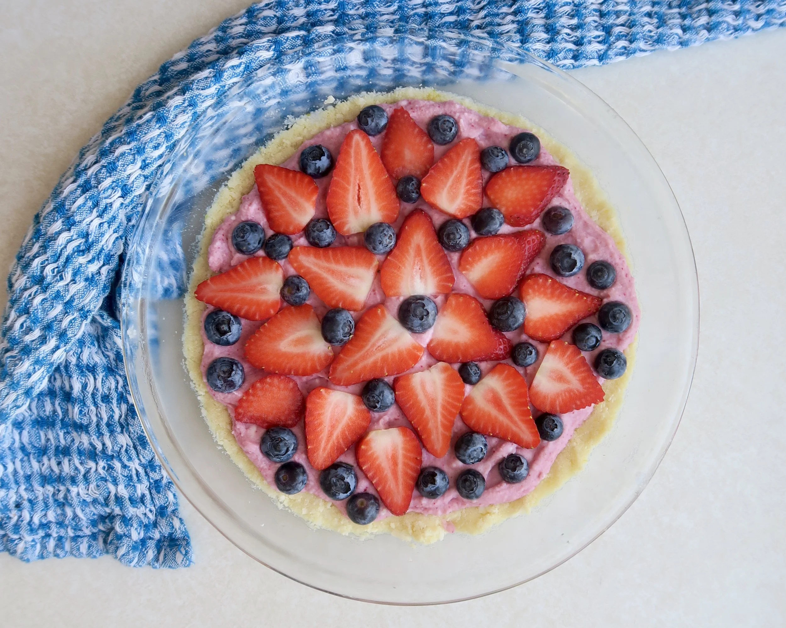 No Bake Strawberry Tart
