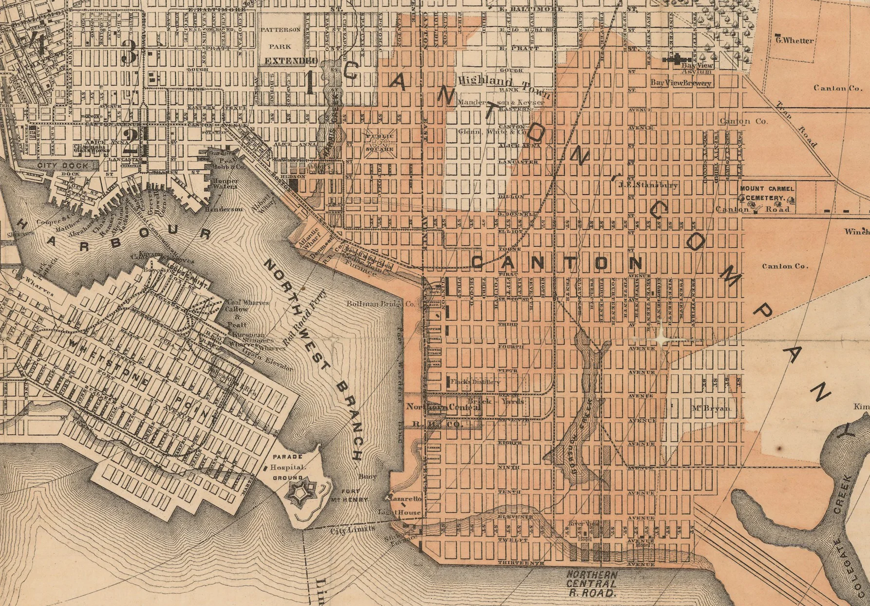F. Klemm map of Baltimore From the Johns Hopkins digital archives