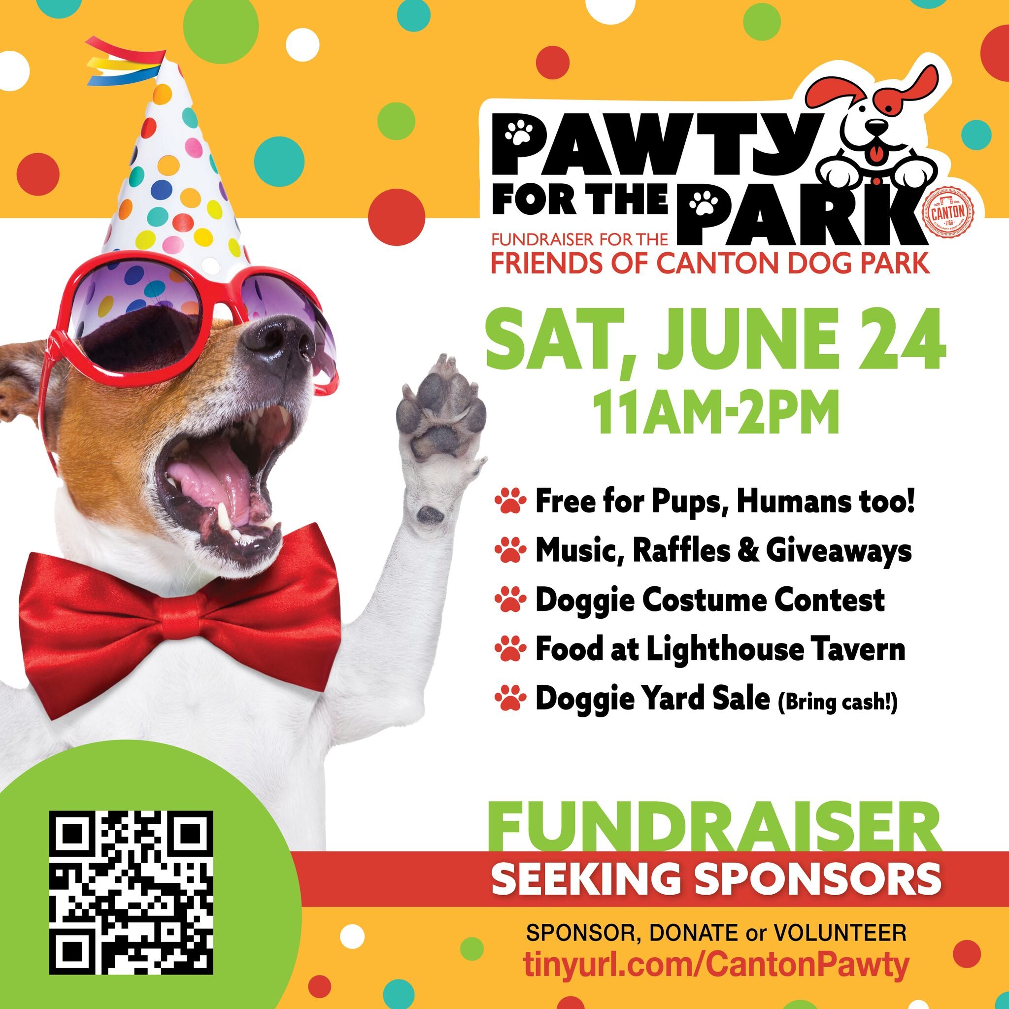 FUNDRAISER - The CCA Pawty for the Park 2023 is June 24, 2023!

After 20+ years, we have some major repairs to fund, and we need your help to do it! So, save the date, tell your friends, and please help us find sponsors to save this valuable Charm Ci
