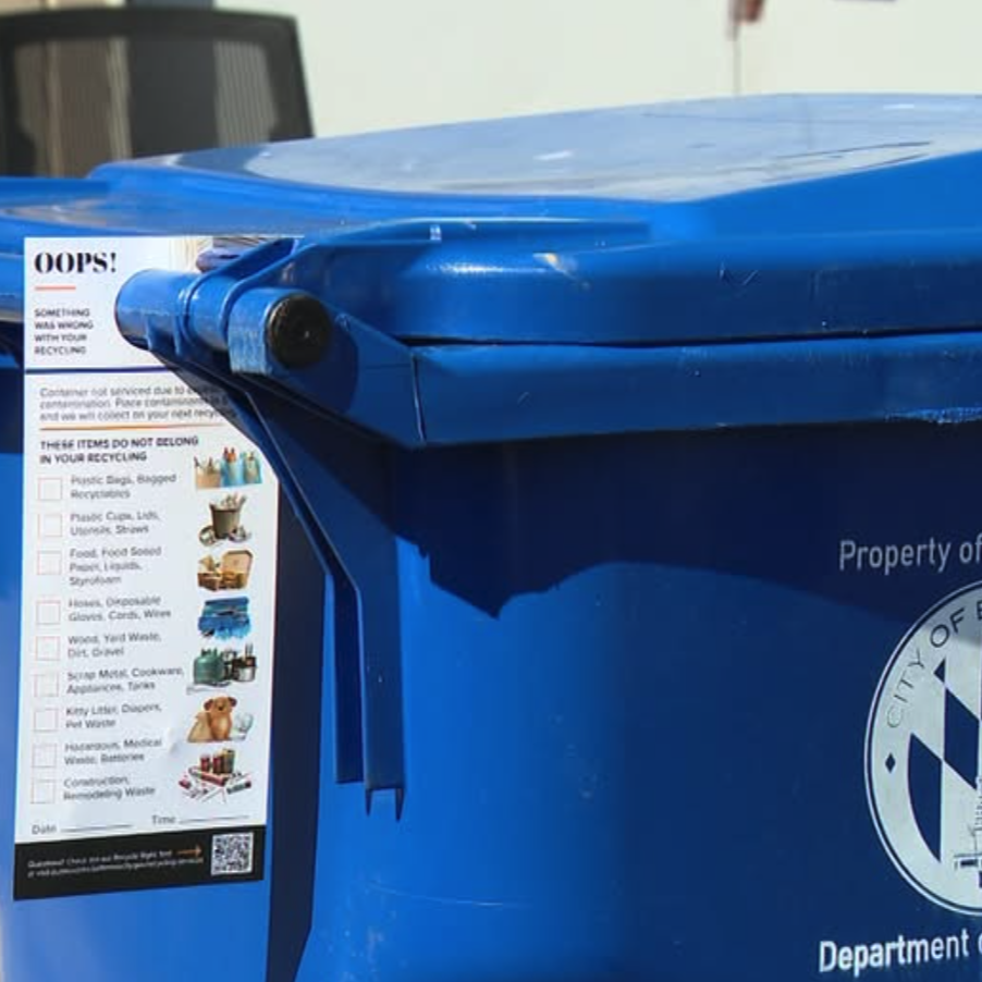 OOPS! Baltimore Launches New Recycling Tag Program to Keep Bins Clean