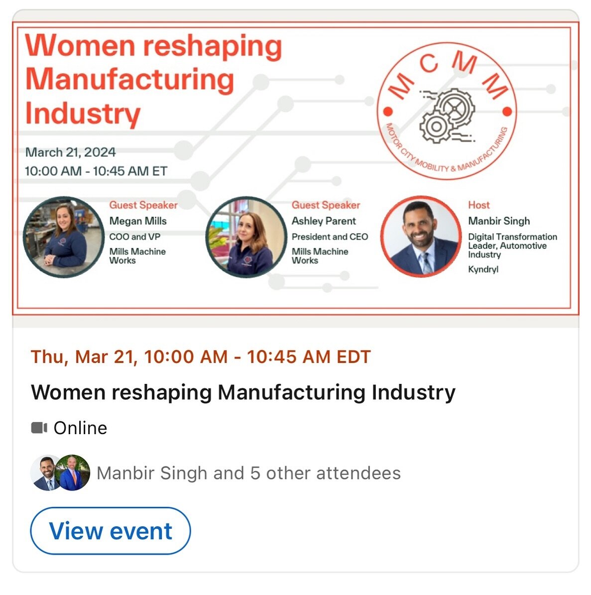 &ldquo;🎙️👩&zwj;💼 Join us on the Motor City Mobility and Manufacturing Podcast as Megan and Ashley, two of the fearless leaders of Mills Machine Works, share their journey of inheriting their father&rsquo;s machine shop and breaking barriers in the