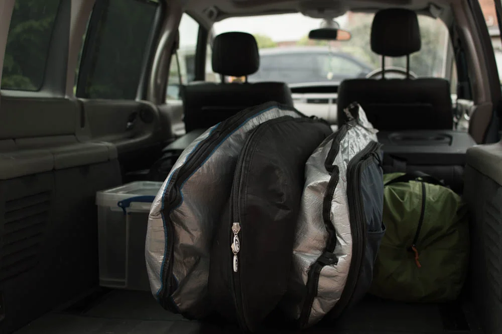 Surfboards packed, ready to go.....again
