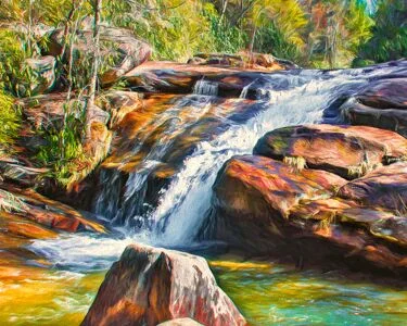 RICHARD LABUNSKI Wintergreen Falls SPONSOR Elizabeth McAfee Studio