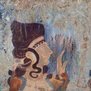 GLADYS SHELTON Minoan Queen - Knosses Palace SPONSOR Gypsy Heart LOCATION: 600 Block North Main