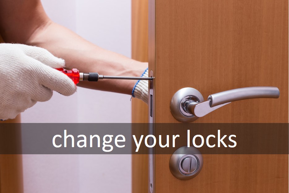 Change your locks