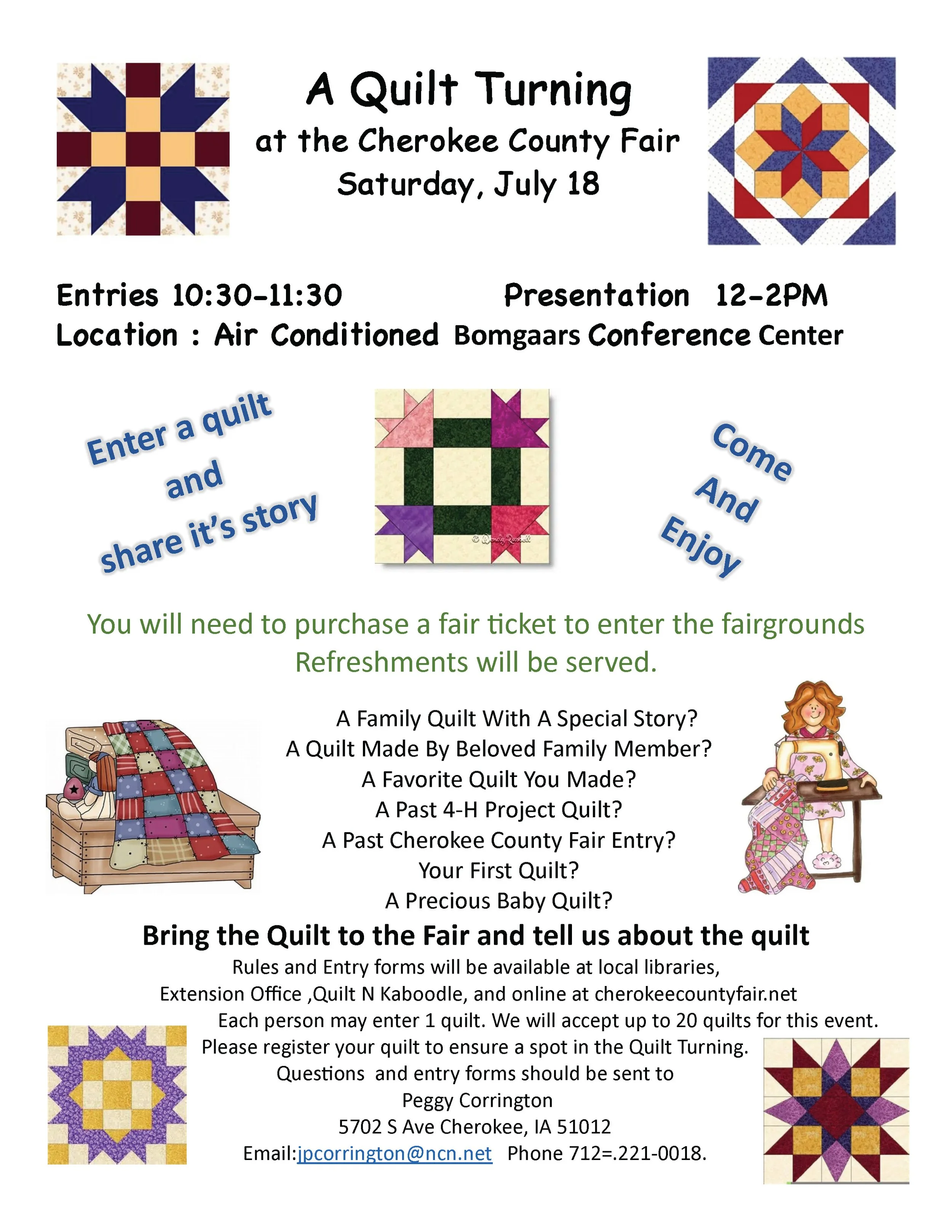 A Quilt Turning Flyer