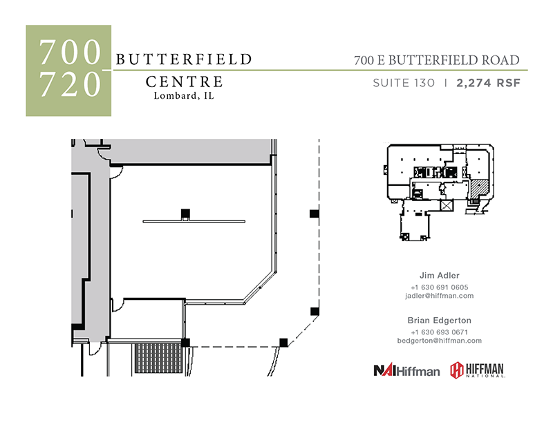 2,274 RSF  I  Bldg 700 - Suite 130 