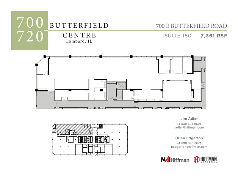 7,361 RSF  I  Bldg 700 - Suite 180