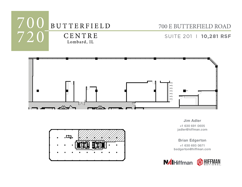 10,281 RSF  I  Bldg 700 - Suite 201